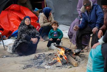 Displaced Gazans (file)