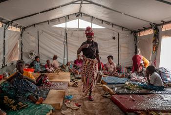 Patients receive treatmen for mpox in eastern DR Congo in August 2024. The violent escalation has interrupted the vital work of tracing infections to prevent community transmission.
