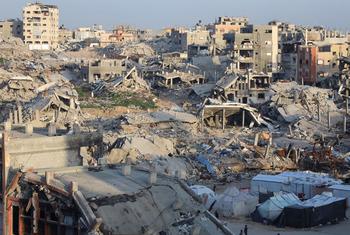 Gaza was heavily bombed during 15 months of war.