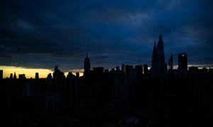 New York City as seen from UN Headquarters. 