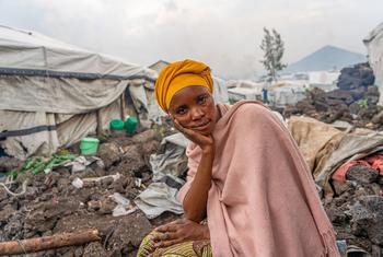 Timusifu is one of around 700,000 people who fled Goma.