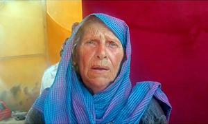 Khadra Al-Qadi was displaced from Jabalia in the northern Gaza Strip.