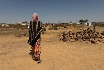 A 14-year-old Sudanese refugee who fled the war, now living in a camp in Chad.