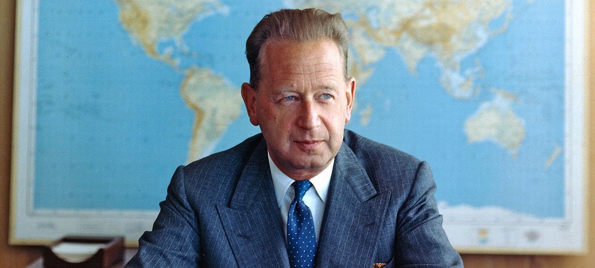 Dag Hammarskjöld, the second Secretary-General of the Manshet.