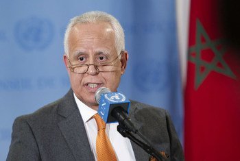 Security Council President, Ambassador Mohammed Loulichki of Morocco.