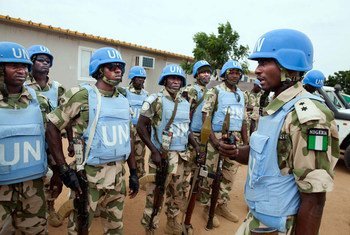 UNAMID troops in East Darfur.