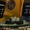 The UN General Assembly votes on and adopts resolution on the Protection of the Palestinian civilian population.