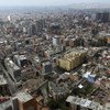 Aerial view of the city of Bogotá, Colombia.  (file)