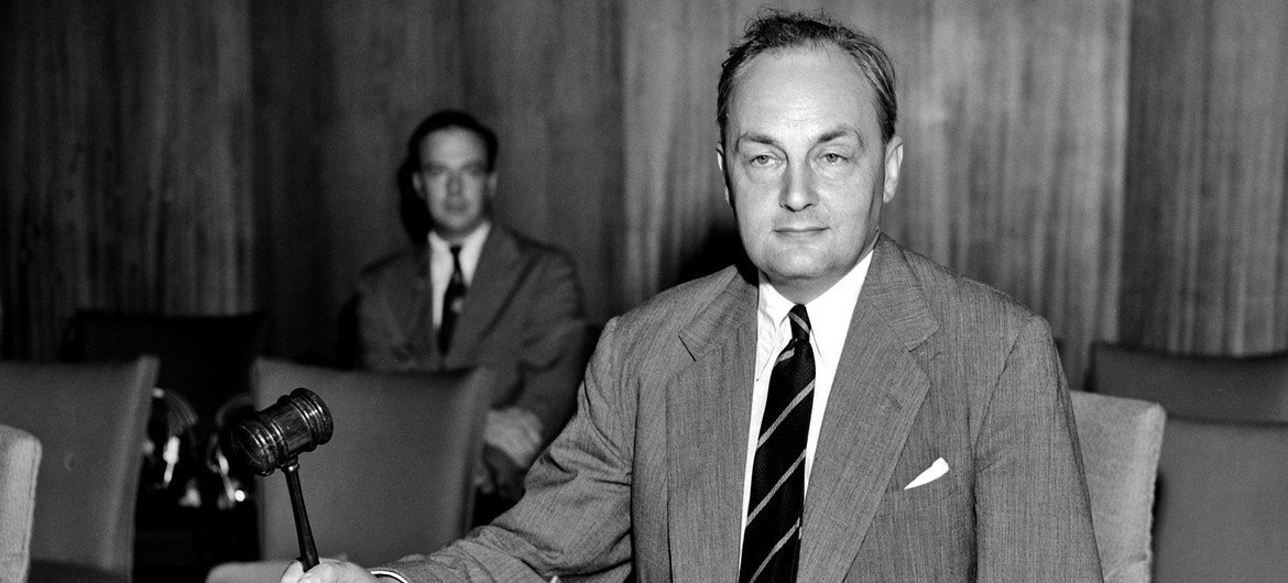 Gladwyn Jebb, who served as the Executive Secretary of the UN Preparatory Commission and then, from October 1945 to February 1946, as the Acting UN Secretary-General. He later served as the UK's Permanent Representative to the UN.