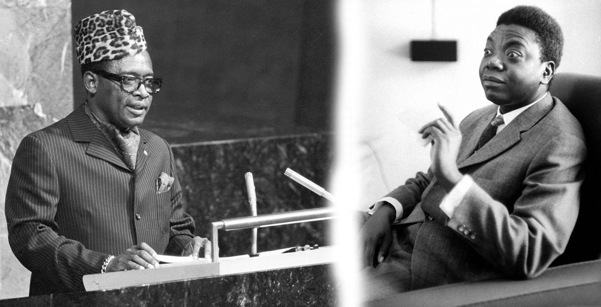 Two important figures in the history of the country now known as the Democratic Republic of the Congo – Mobutu Sese Seko, who served as President, and Moise Tshombe, who served as Prime Minister, as well as leader of the breakaway province of Katanga.